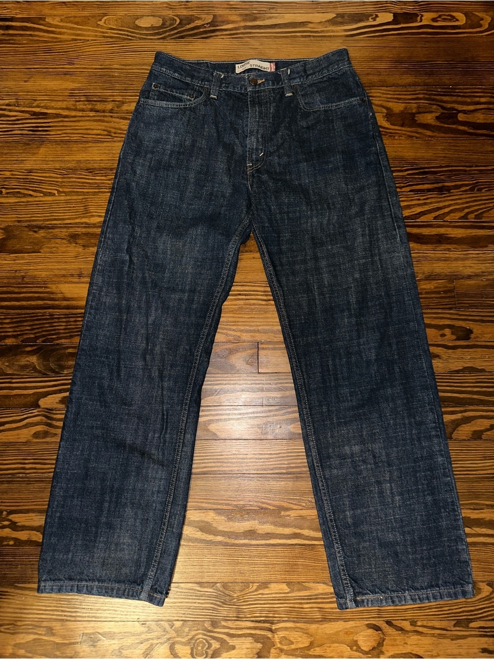 Levi's Dark Blue Straight-Leg Jeans